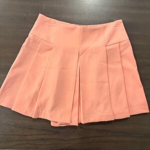 Peach Pleated Skort
